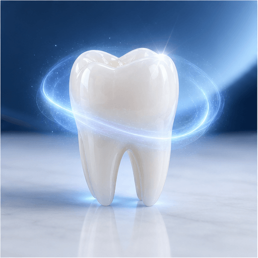 Diş Beyazlatma 3D dental render