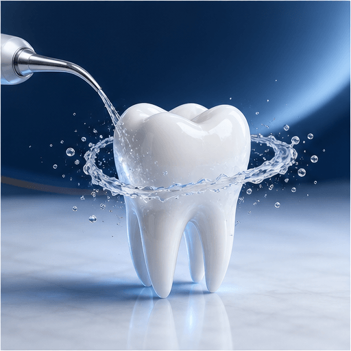 Diş Temizleme 3D dental render