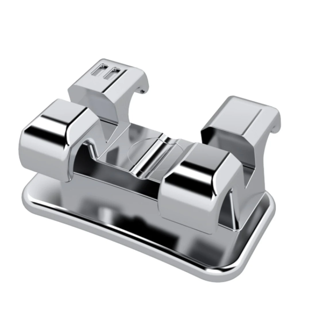 Sabit ortodontik tedavide kullanılan metal braket