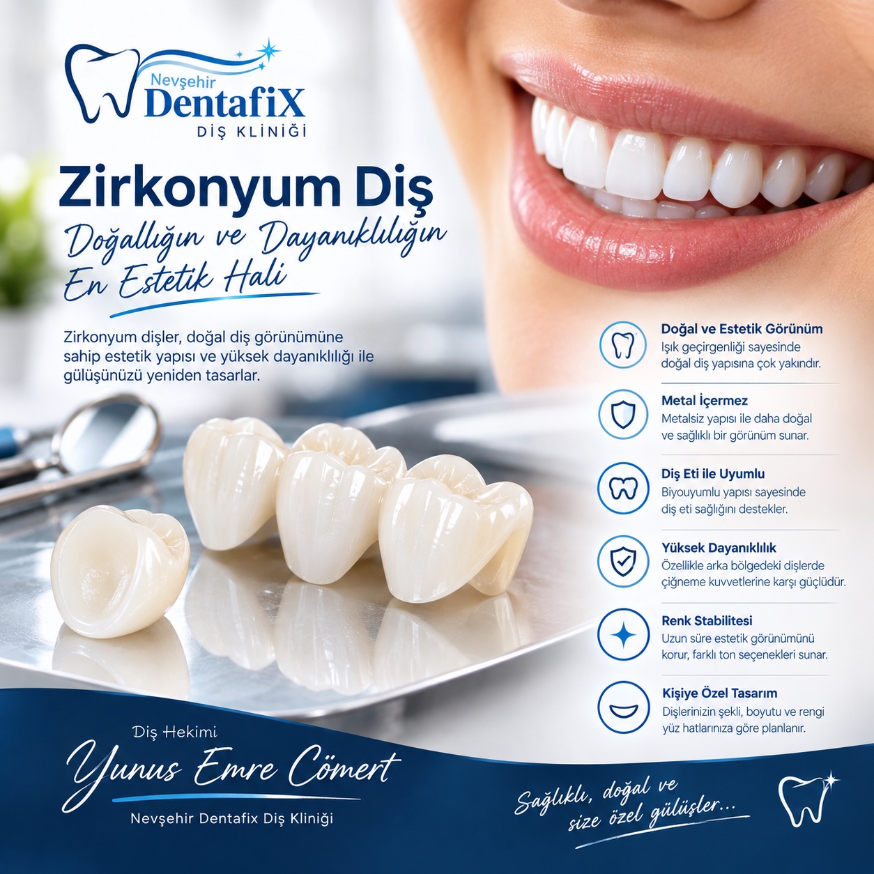 Zirkonyum Diş Neden Tercih Edilir?