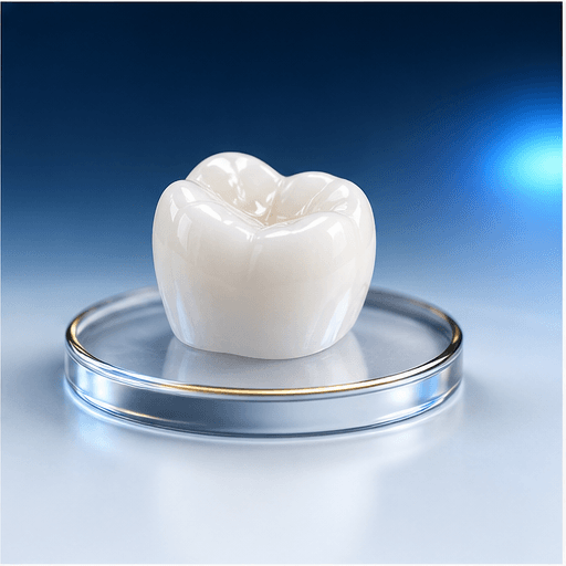 Zirkonyum Kaplama 3D dental render