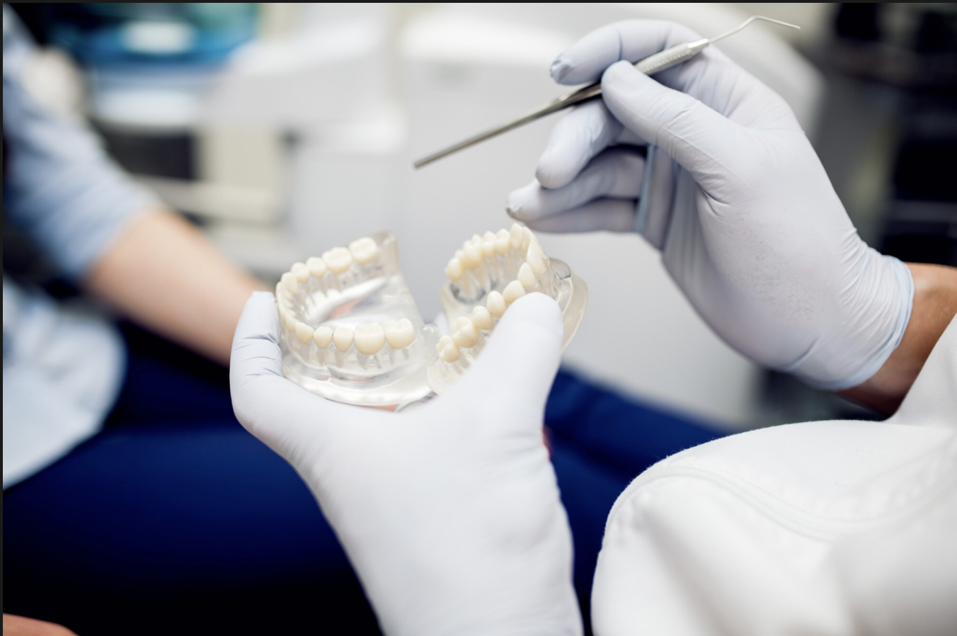 Diş Köprüleri 3D dental render